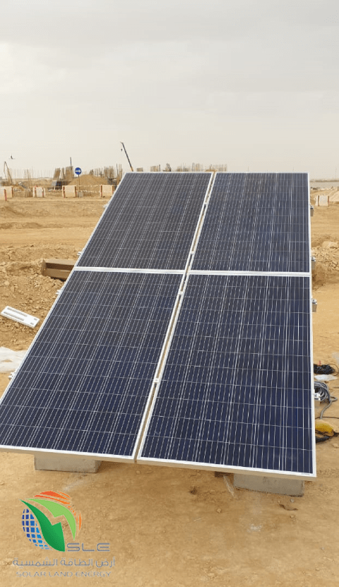 SLE ارض الطاقة الشمسية &bull; مشروع حديقة الملك عبدالله