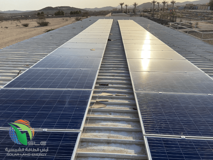 SLE ارض الطاقة الشمسية &bull; مشروع مزرعة بقدرة 10 كيلو وات بمدينة جدة